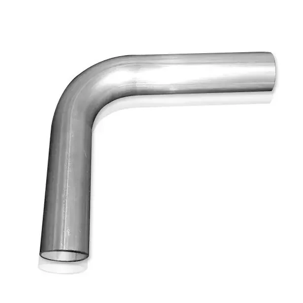 STAINLESS WORKS 2-1/4″ 90 DEGREE BEND, 304 STAINLESS STEEL, .065 WALL THICKNESS, MINIMUM 6″ LEGS. SMOOTH, WRINKLE FREE BENDS ARE GREAT FOR CUSTOM FABRICATION. – MB90225-H