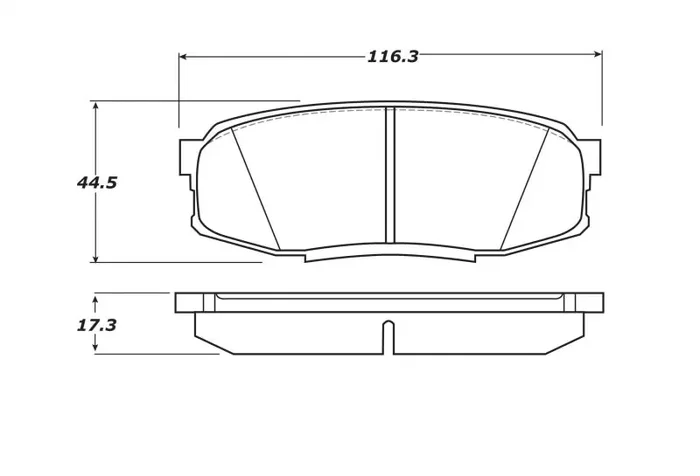 StopTech 07-17 Toyota Tundra Street Performance Rear Brake Pads