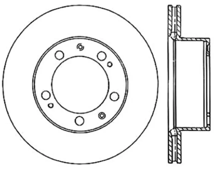 StopTech 90-91 Porsche 944 (Exc Turbo)/92-95 968 (Exc Sport) Slotted Right Front CRYO-STOP Rotor
