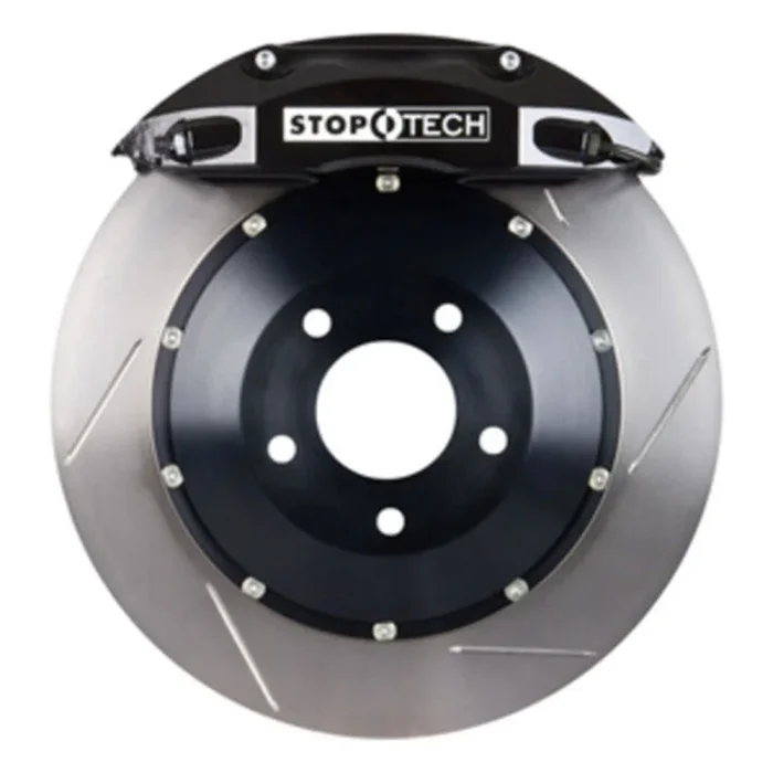 StopTech BBK 96-02 BMW Z3/03-09 Z4 Front Black ST-40 Calipers Slotted 332x32mm Rotors/Pads/SS Lines