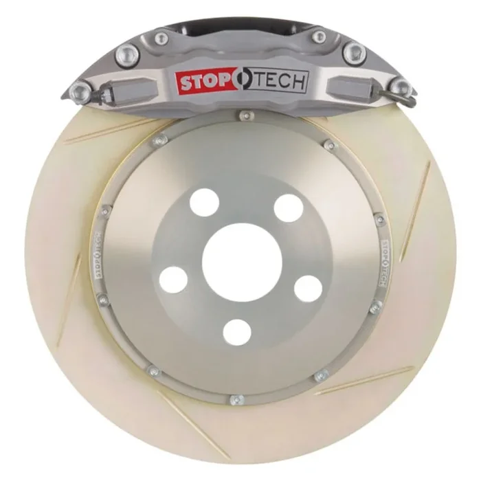 StopTech BBK 98-06 Audi TT 1.8T / 99-03 S3 Front ST-40 328×28 Trophy Anodized Zinc Slotted Rotors
