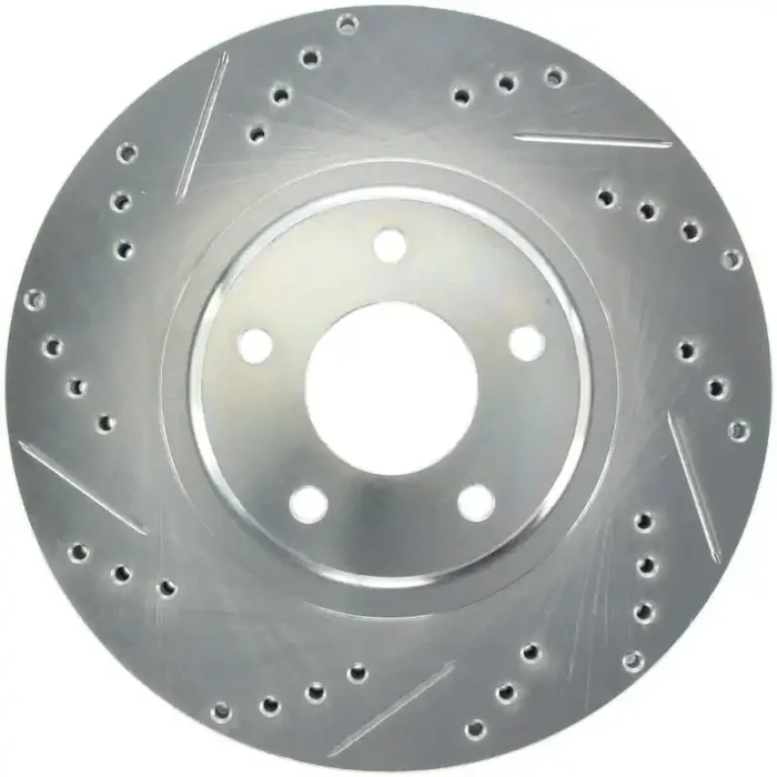 StopTech Select Sport Nissan Slotted and Drilled Right Front Rotor