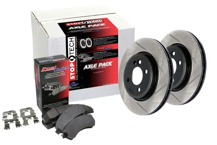 Stoptech Street Axle Pack, Slotted, 4 Wheel