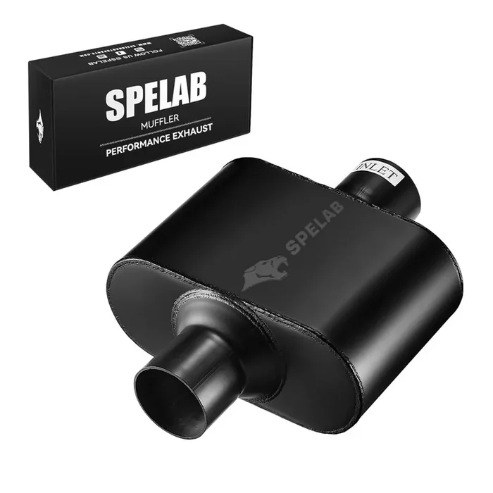 Super 10 Series Center In Center Out Exhaust Muffler SPELAB