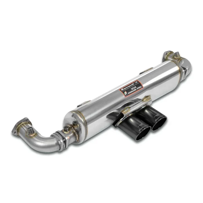 Supersprint PORSCHE 911 (996 Series GT3 / GT3 RS) Rear Exhaust (No Kat.) Oo90 “Gun Metal Grey”