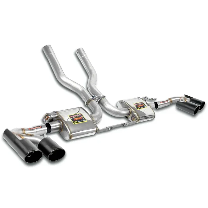 Supersprint PORSCHE CAYENNE (Facelift 958 Series) Rear exhaust Right – Left “Racing” OO100 “Gun Metal Grey”