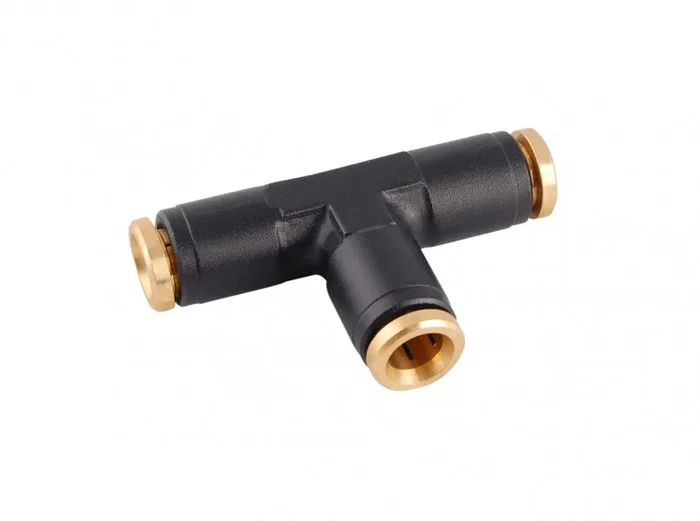 T-cross Pneumatic fitting (1/4″ hose)