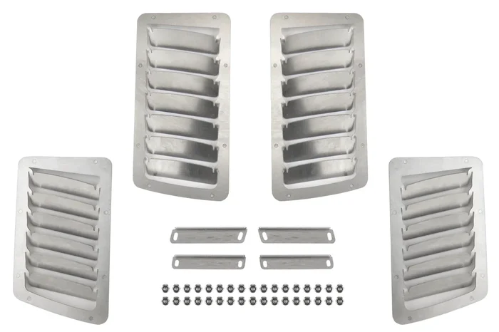 Verus Engineering Slanted Hood Louver Kit Aluminum – 2013-2021 Scion FR-S / Subaru BRZ / Toyota 86