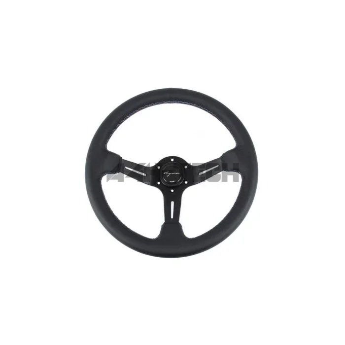 Vigor Daytona (350MM) steering wheel leather 70mm deep colourful stitch (universal)