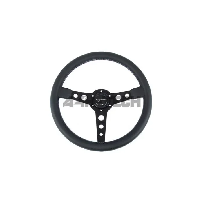 Vigor Monte Carlo (350MM) steering wheel leather 20mm deep colourful stitch (universal)
