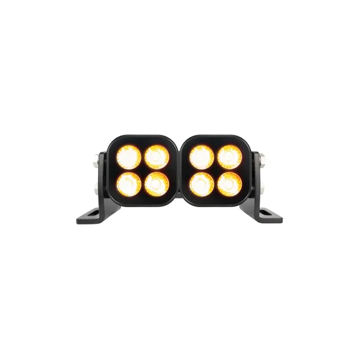 VISION X LIGHTING UNITE SERIES 6″ BLACKOUT AMBER FLOOD BEAM – 4506019