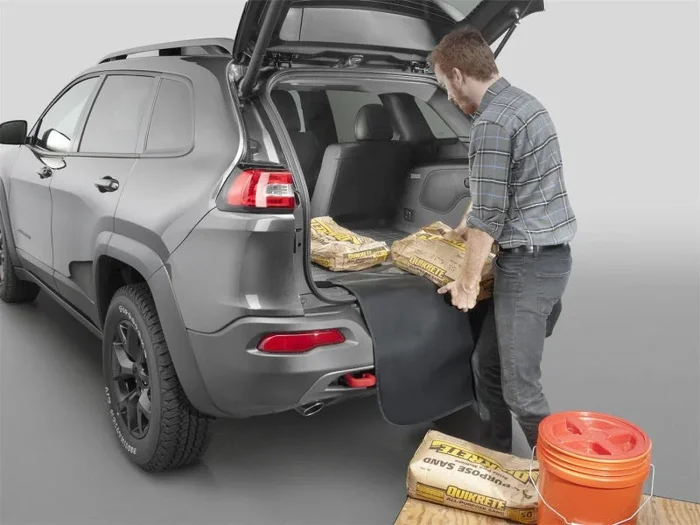 WeatherTech 2021+ Toyota Sienna (w/Spr Tire) Cargo Liner w/Bumper Protec – Grey (Behind 3rd Rw Seat)