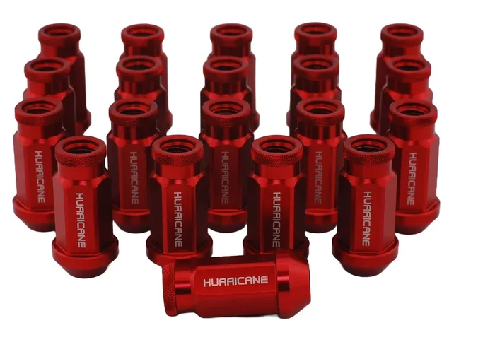 Wheel Nut Aluminum Red M12x1,25 (39mm)