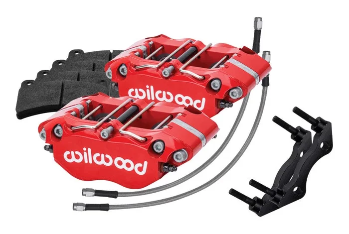 Wilwood 84-89 Porsche 911 Rear Dynapro Caliper Kit 3in MT – Red